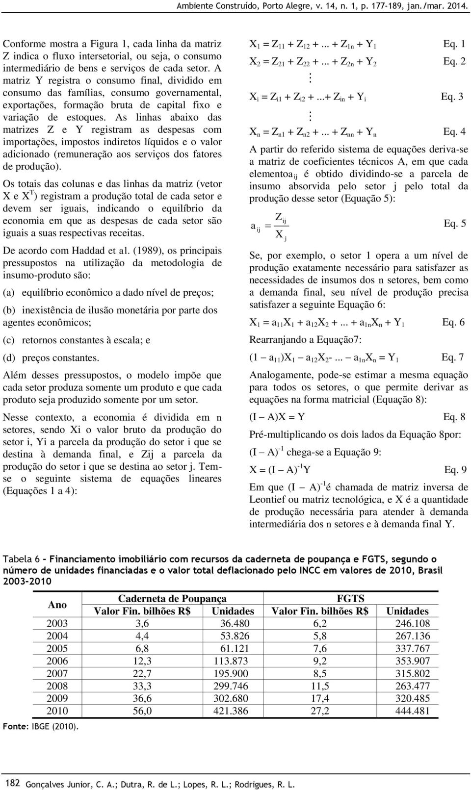 As linhas abaixo das matrizes Z e Y registram as despesas com importações, impostos indiretos líquidos e o valor adicionado (remuneração aos serviços dos fatores de produção).