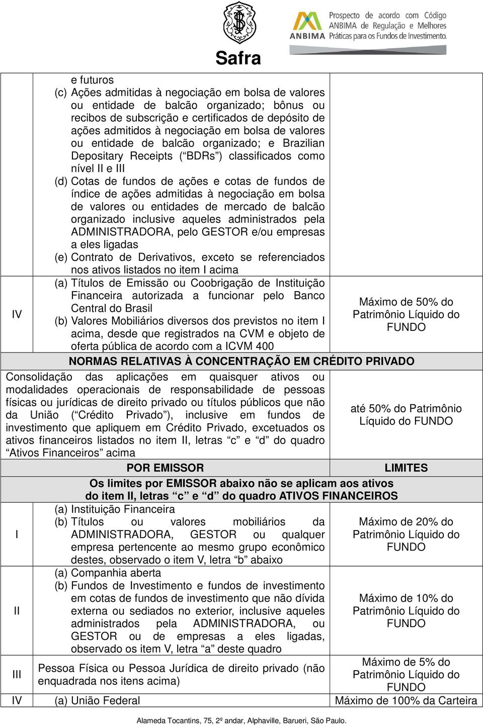 admitidas à negociação em bolsa de valores ou entidades de mercado de balcão organizado inclusive aqueles administrados pela ADMINISTRADORA, pelo GESTOR e/ou empresas a eles ligadas (e) Contrato de