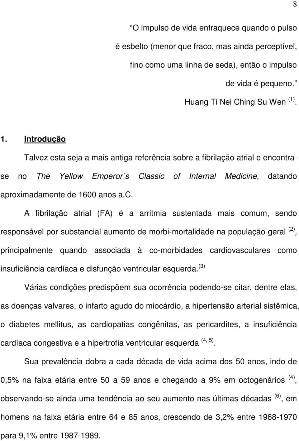 a sobre a fibrilação atrial e enco