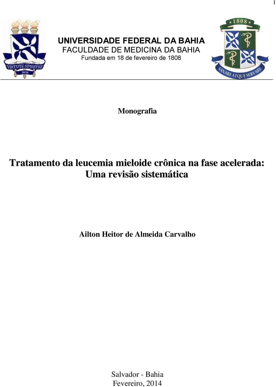 leucemia mieloide crônica na fase acelerada: Uma revisão