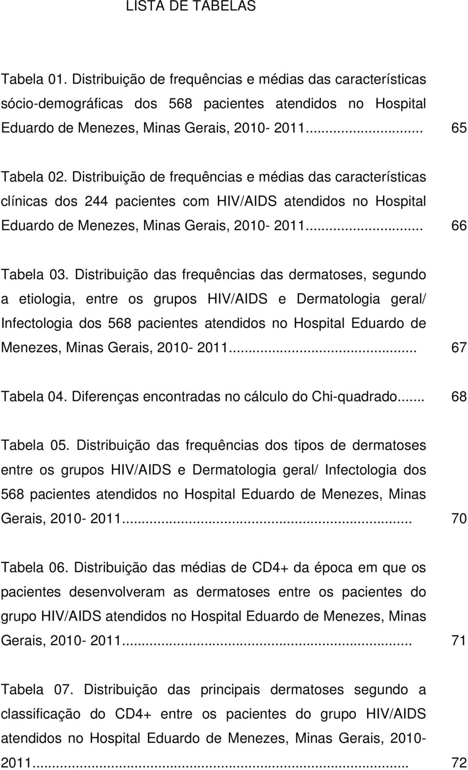Distribuição das frequências das dermatoses, segundo a etiologia, entre os grupos HIV/AIDS e Dermatologia geral/ Infectologia dos 568 pacientes atendidos no Hospital Eduardo de Menezes, Minas Gerais,