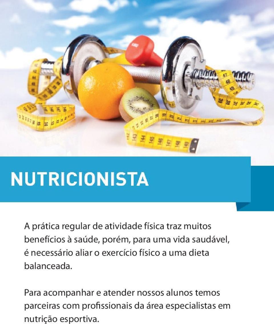 uma dieta balanceada.