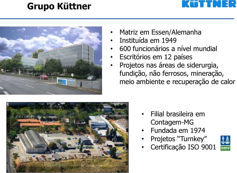 fundição, não ferrosos, mineração, meio ambiente e recuperação de calor