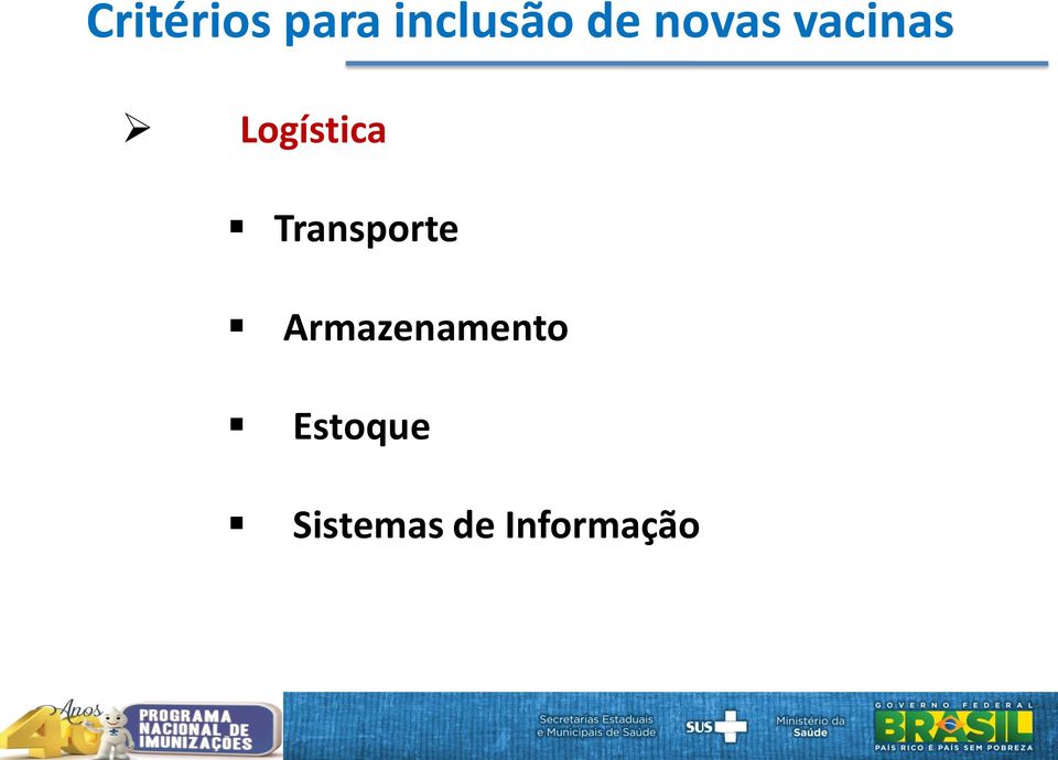 Transporte Armazenamento