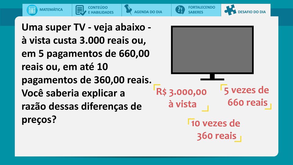 000 reais ou, em 5 pagamentos de 660,00 reais ou,