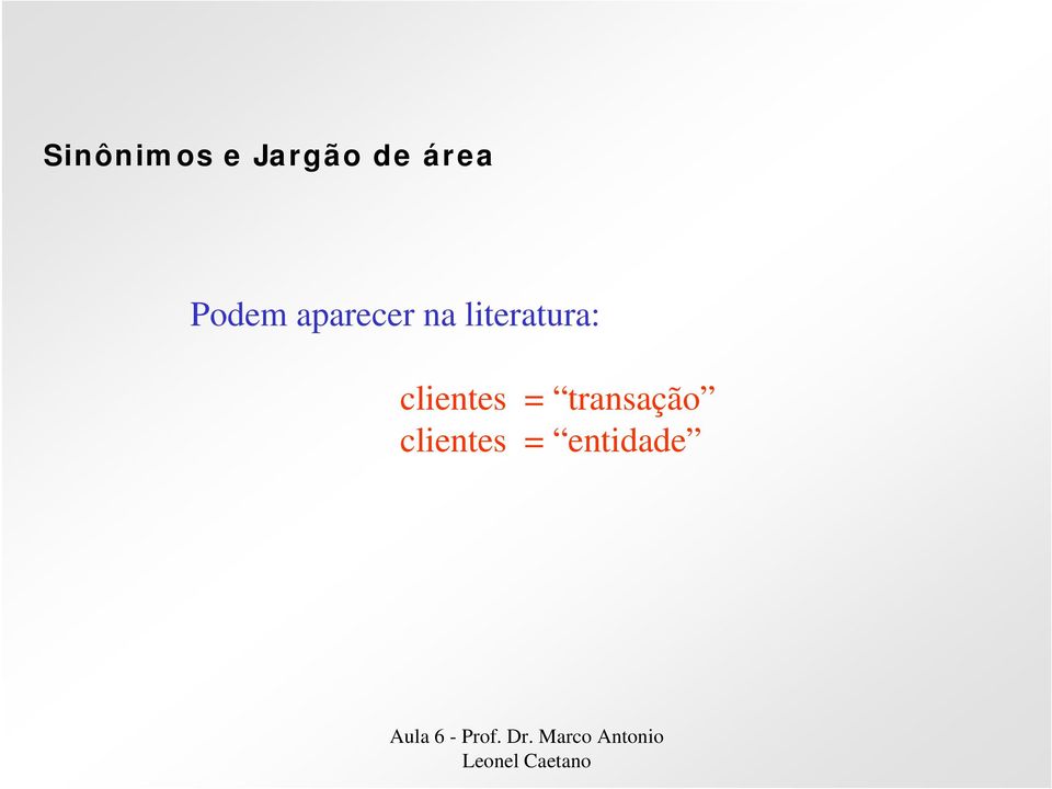 literatura: clientes =