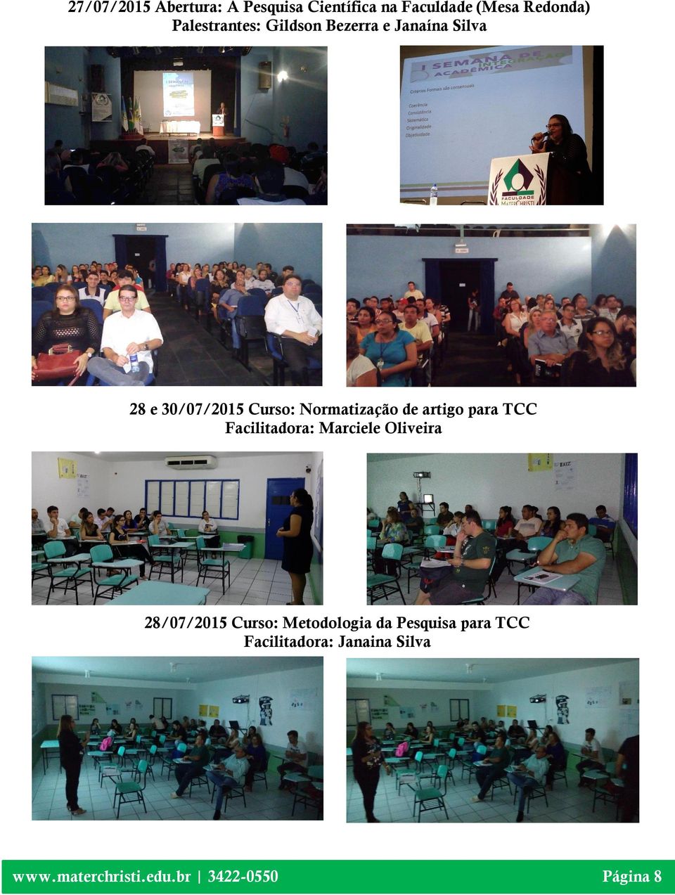 de artigo para TCC Facilitadora: Marciele Oliveira 28/07/2015 Curso: Metodologia