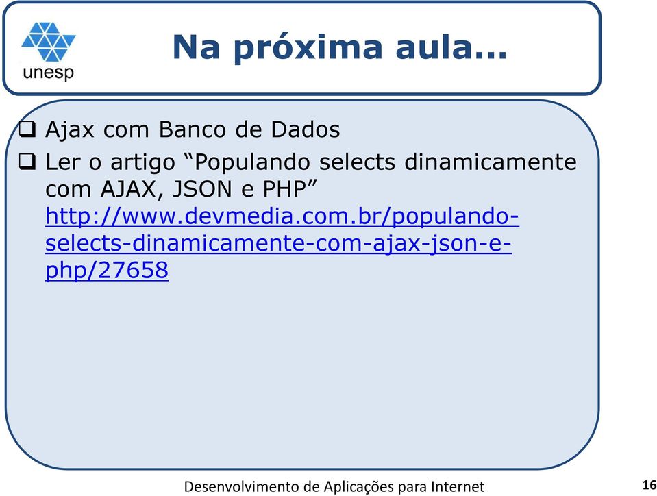 selects dinamicamente com AJAX, JSON e PHP