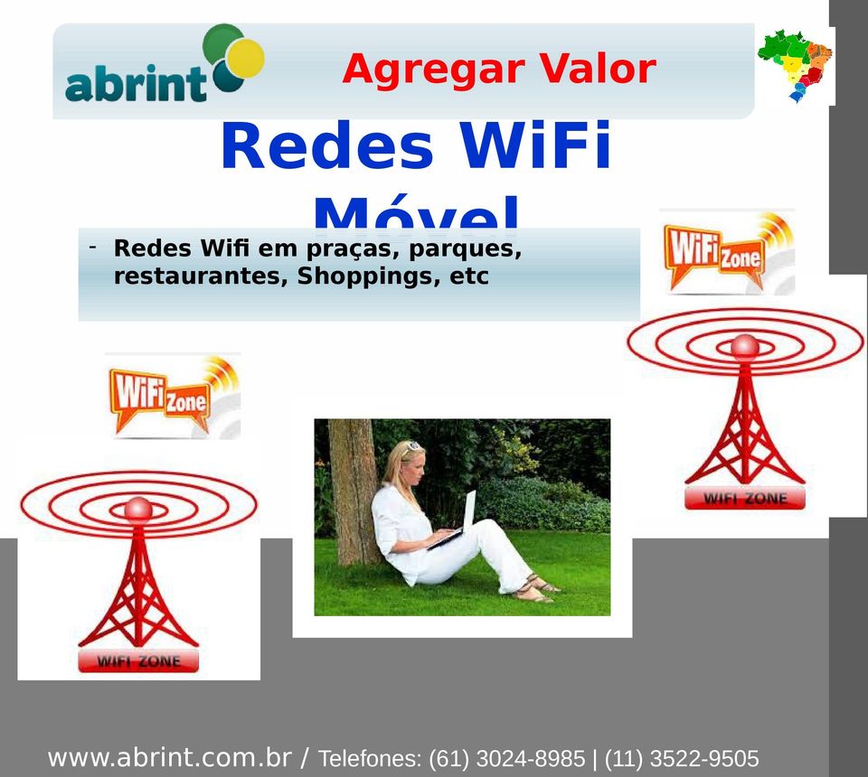 Wifi em praças,