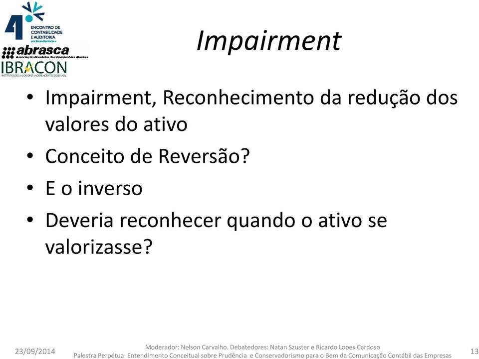 Conceito de Reversão?