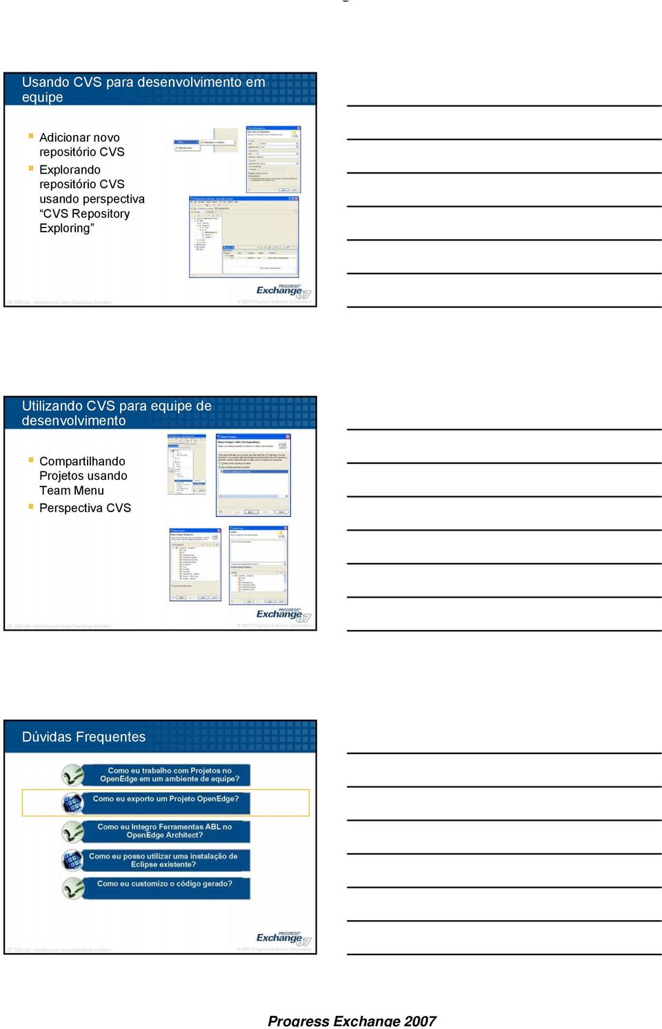 Exploring 25 Utilizando CVS para equipe de desenvolvimento