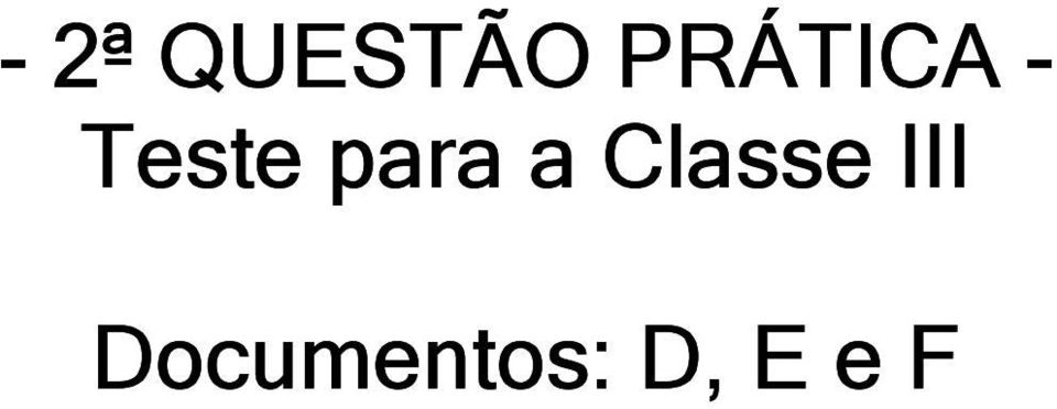 para a Classe