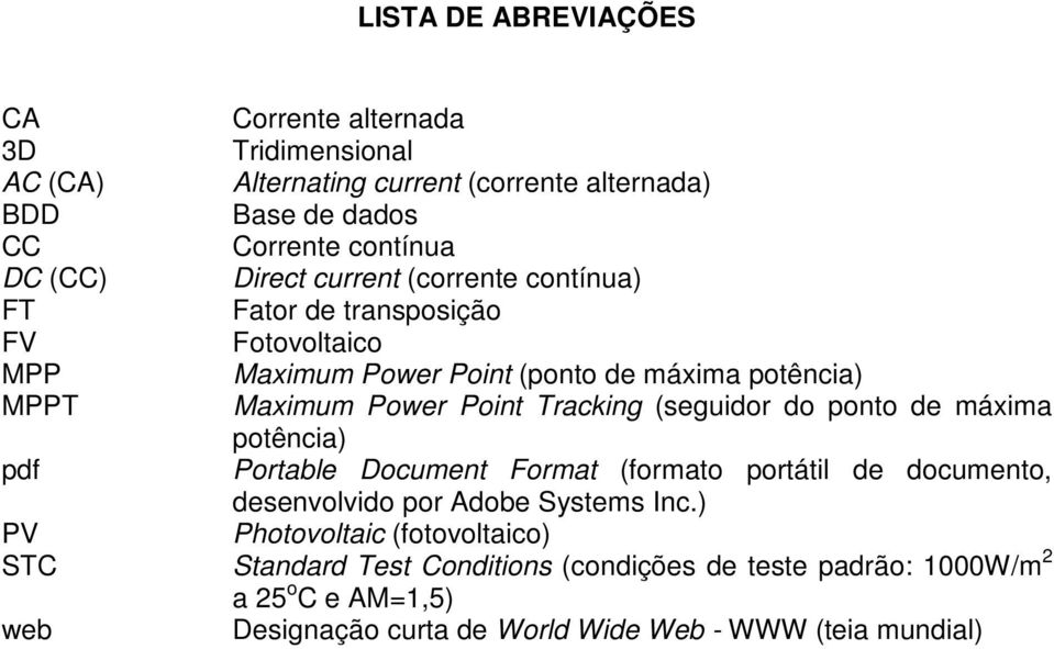 Tracking (seguidor do ponto de máxima potência) pdf Portable Document Format (formato portátil de documento, desenvolvido por Adobe Systems Inc.