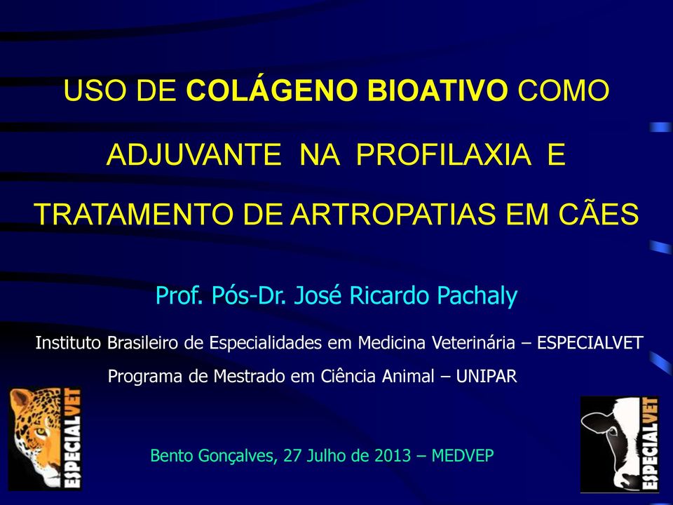 José Ricardo Pachaly Instituto Brasileiro de Especialidades em Medicina