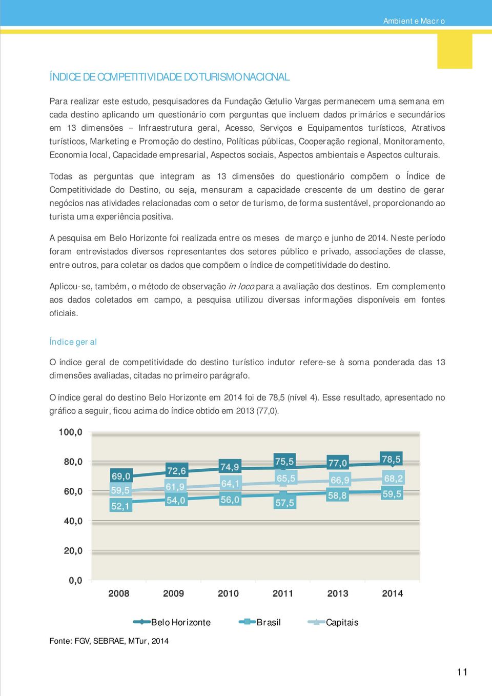 públicas, Cooperação regional, Monitoramento, Economia local, Capacidade empresarial, Aspectos sociais, Aspectos ambientais e Aspectos culturais.