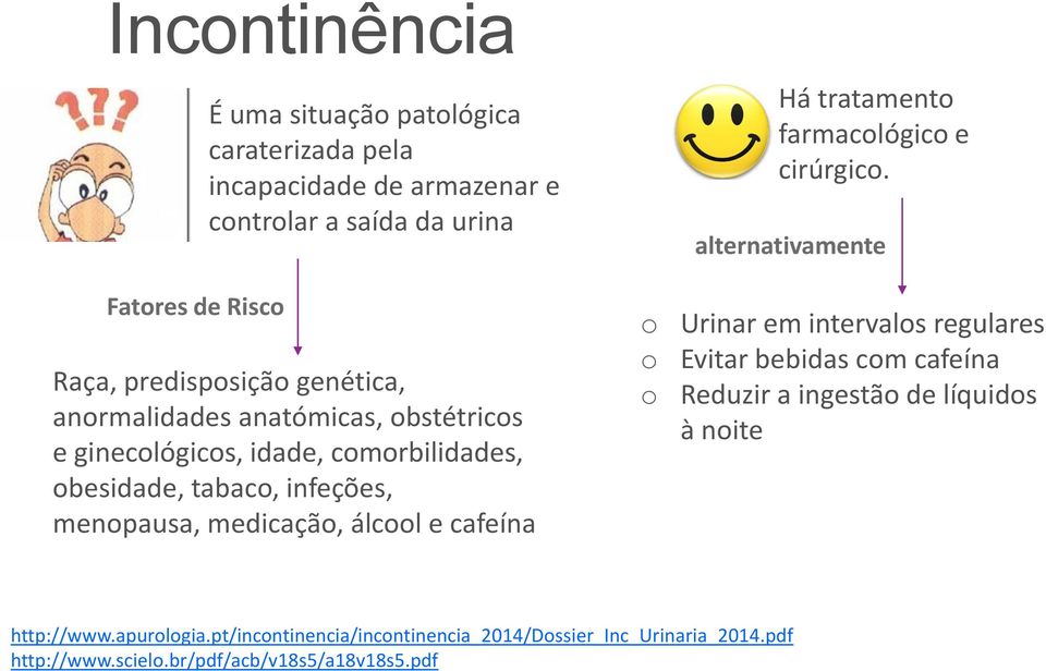 cafeína Há tratamento farmacológico e cirúrgico.