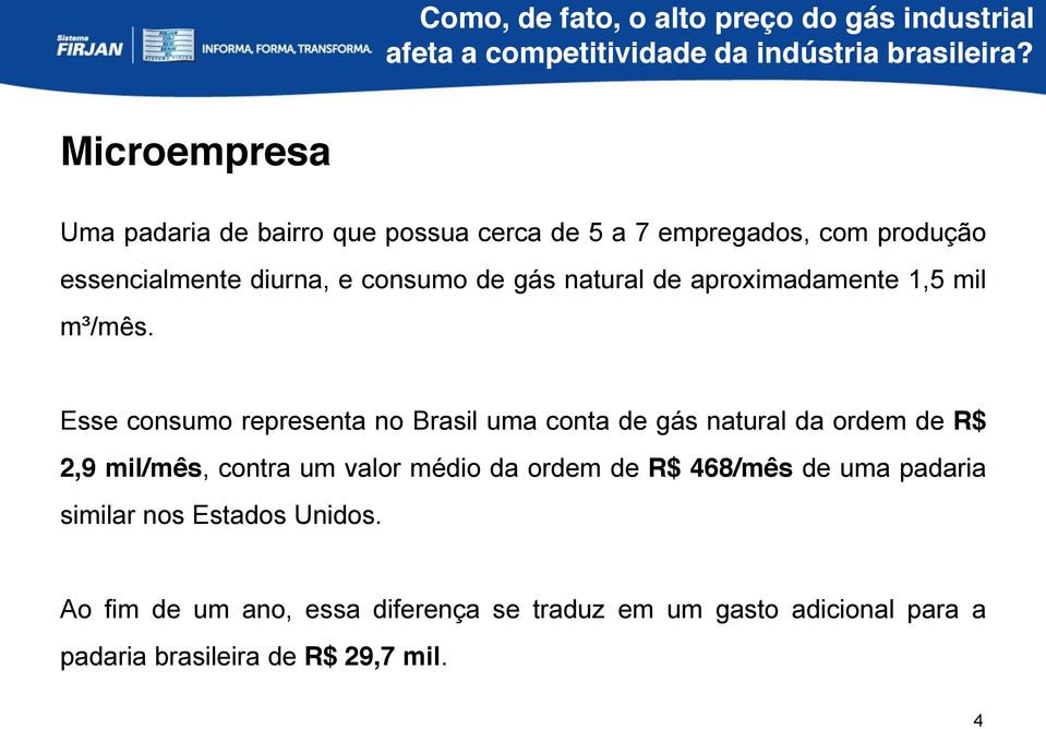 aproximadamente 1,5 mil m³/mês.