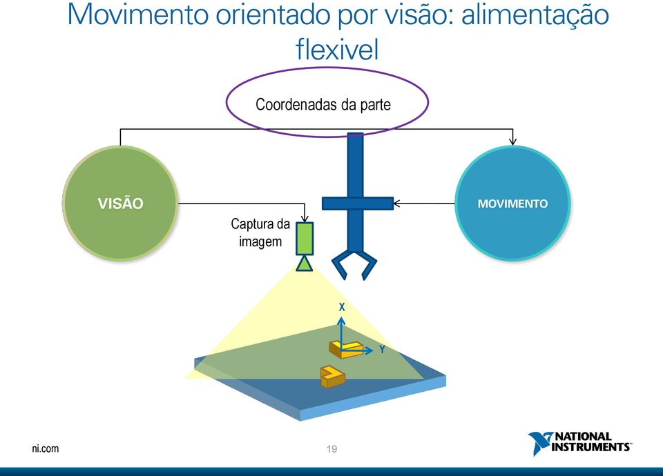 Coordenadas da parte VISÃO