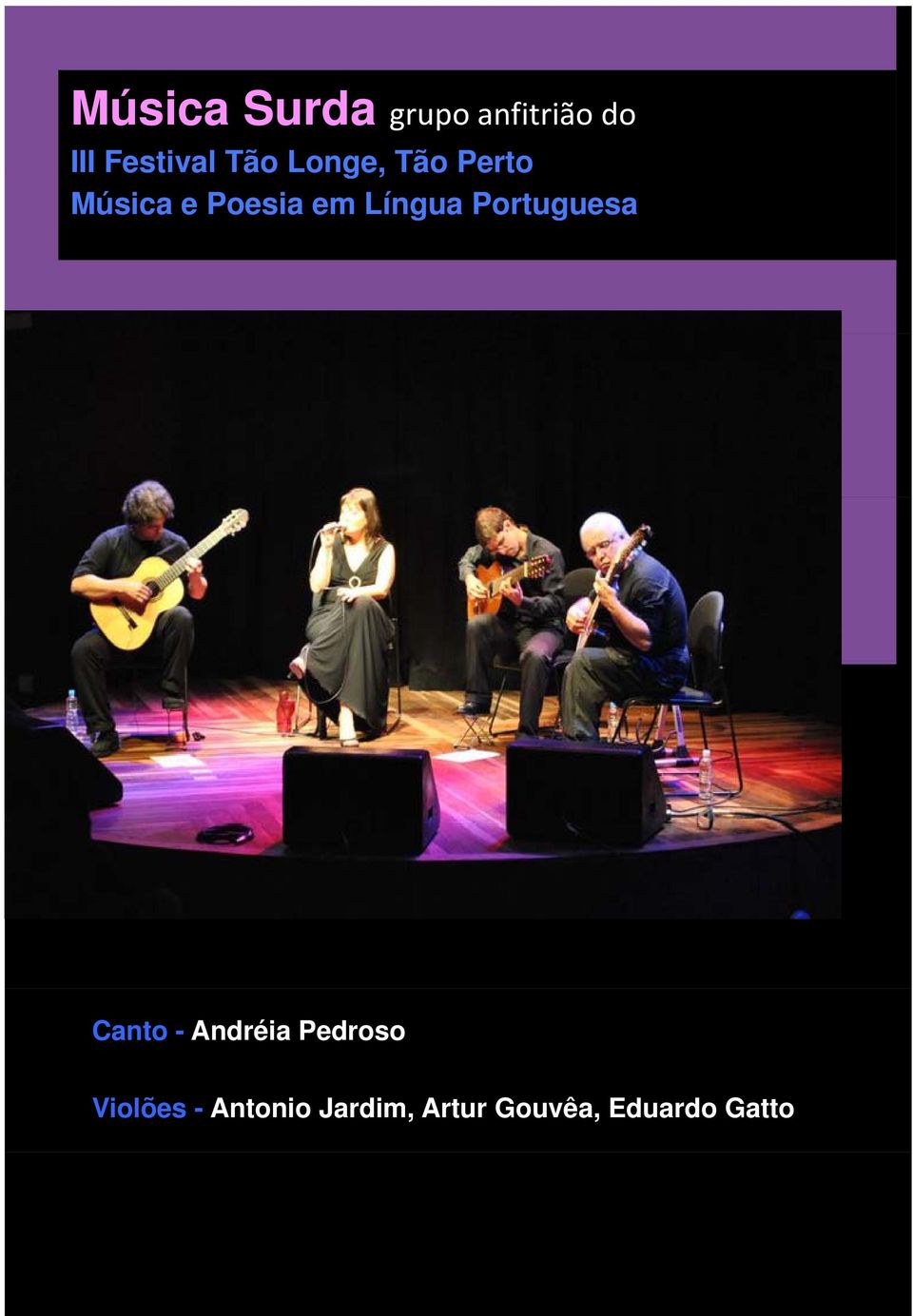 Língua Portuguesa Canto - Andréia Pedroso
