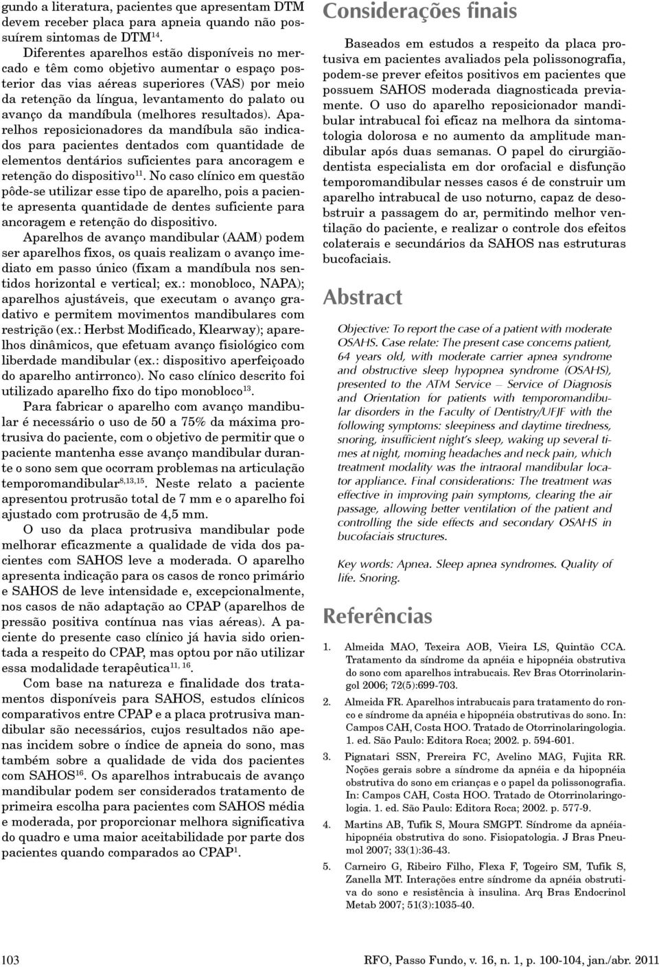 mandíbula (melhores resultados).