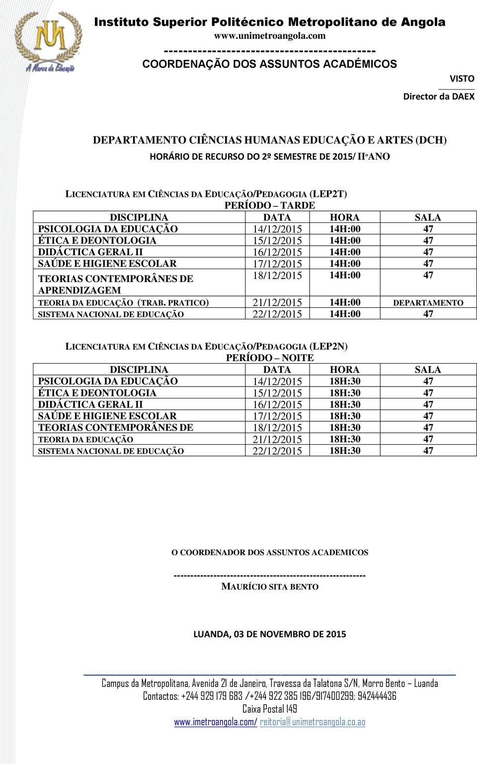 APRENDIZAGEM TEORIA DA EDUCAÇÃO (TRAB.