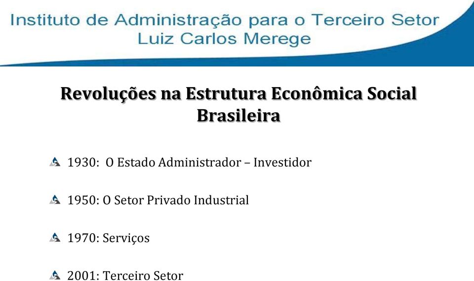 Administrador Investidor 1950: O Setor