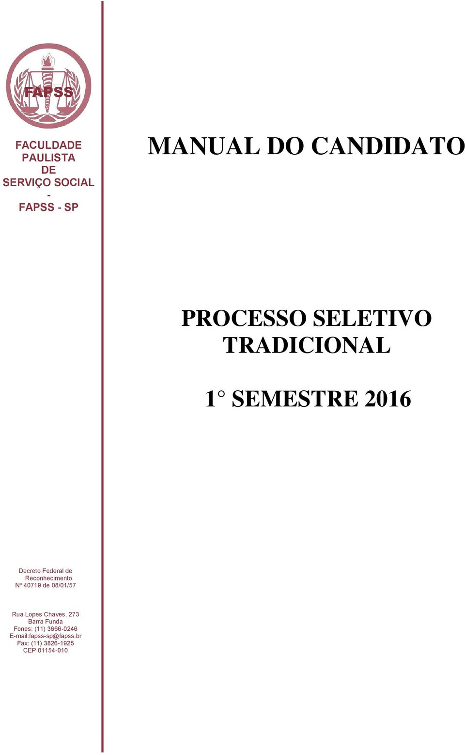 PROCESSO SELETIVO