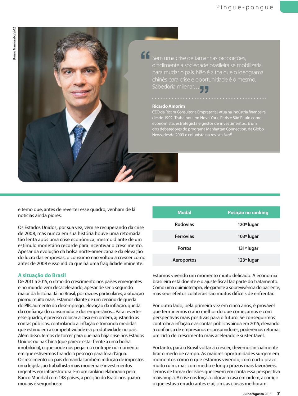 Trabalhou em Nova York, Paris e São Paulo como economista, estrategista e gestor de investimentos.