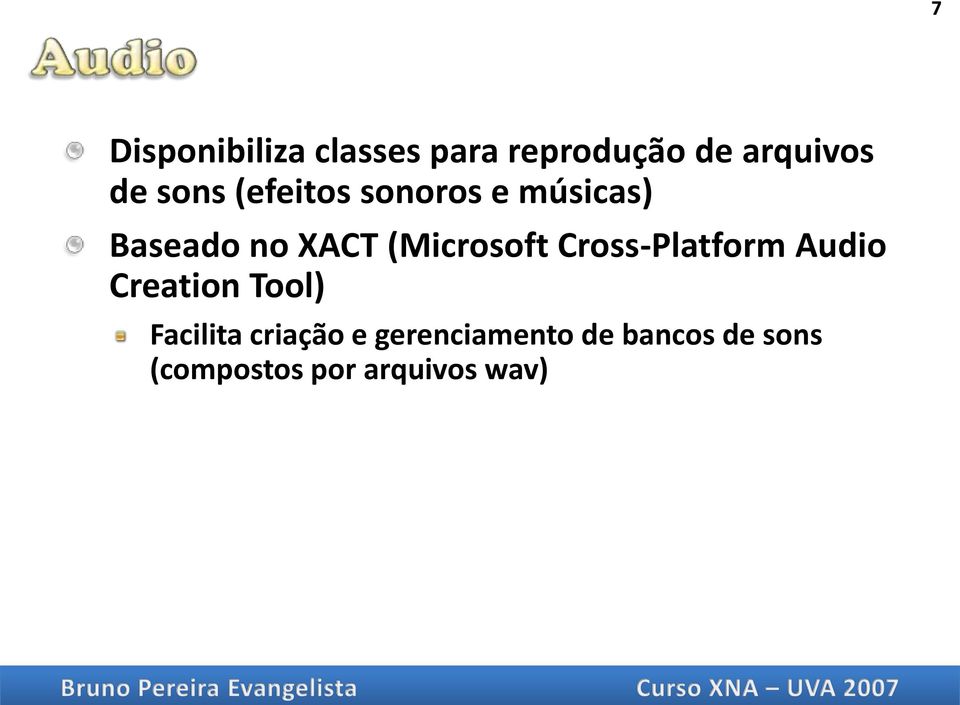 (Microsoft Cross-Platform Audio Creation Tool) Facilita