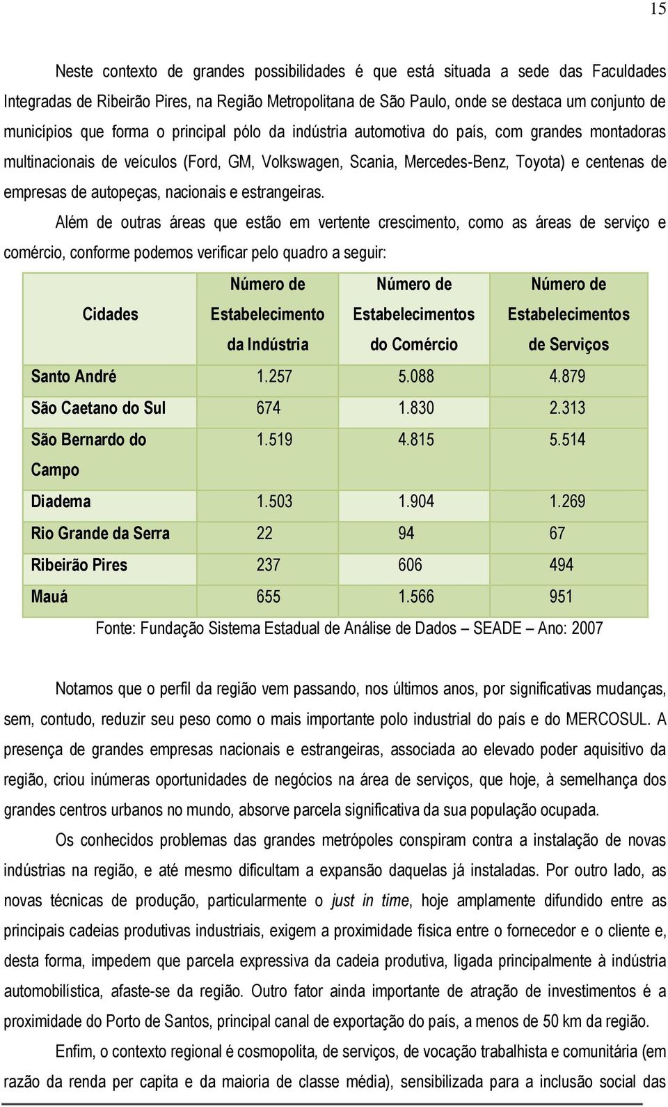 nacionais e estrangeiras.