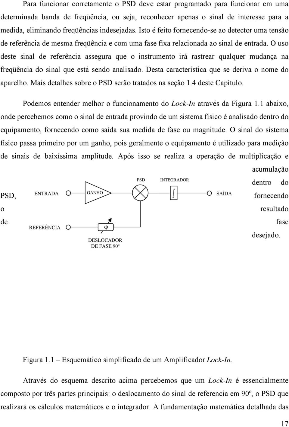 O uso deste sinal de referência assegura que o instrumento irá rastrear qualquer mudança na freqüência do sinal que está sendo analisado. Desta característica que se deriva o nome do aparelho.