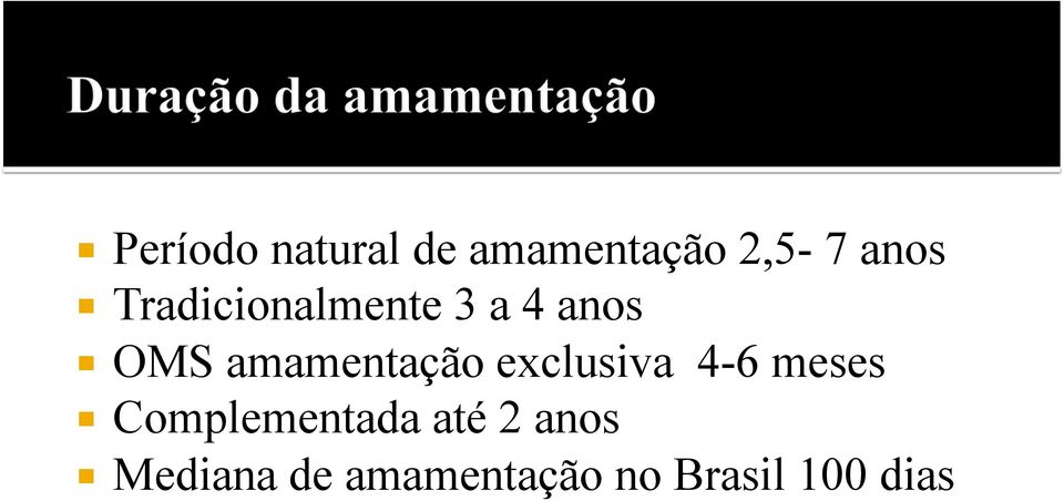 amamentação exclusiva 4-6 meses