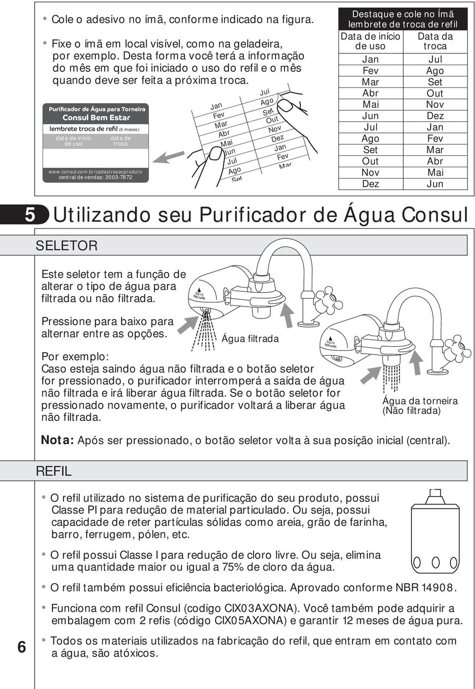 br/cadastreseuproduto central de vendas: 3003-7872 lembret Data de início de uso Jan Fev Mar Abr Mai Jun Jul Ago Set Out D troca Jul Ago Set Out Nov Dez Jan Fev Mar Abr Mai Destaque e cole no Ímã