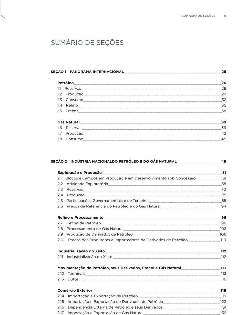 2 Atividade Exploratória 68 2.3 Reservas 70 2.4 Produção 75 2.5 Participações Governamentais e de Terceiros 85 2.6 Preços de Referência do Petróleo e do Gás Natural 94 Refino e Processamento 96 2.