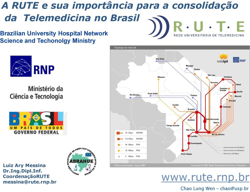 Techonolgy Ministry Luiz Ary Messina Dr.Ing.Dipl.Inf.