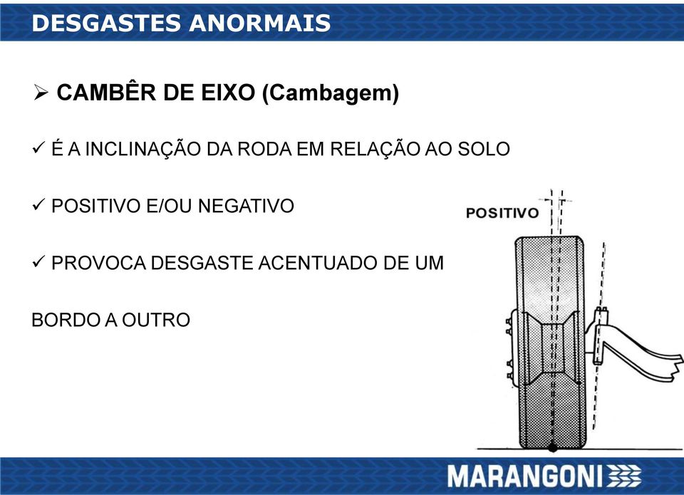 RELAÇÃO AO SOLO POSITIVO E/OU NEGATIVO