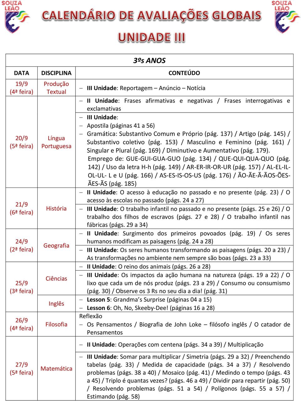 169) / Diminutivo e Aumentativo (pág. 179). Emprego de: GUE-GUI-GUA-GUO (pág. 134) / QUE-QUI-QUA-QUO (pág. 142) / Uso da letra H-h (pág. 149) / AR-ER-IR-OR-UR (pág. 157) / AL-EL-IL- OL-UL- L e U (pág.