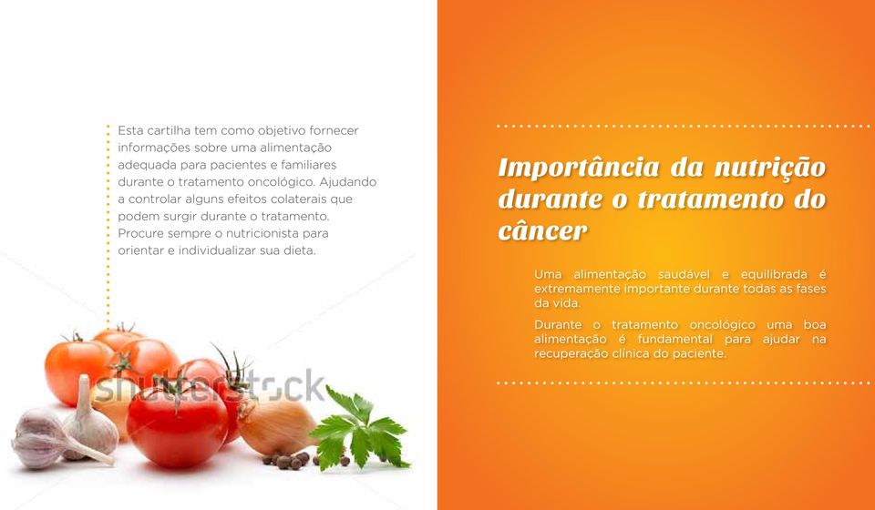 Procure sempre o nutricionista para orientar e individualizar sua dieta.