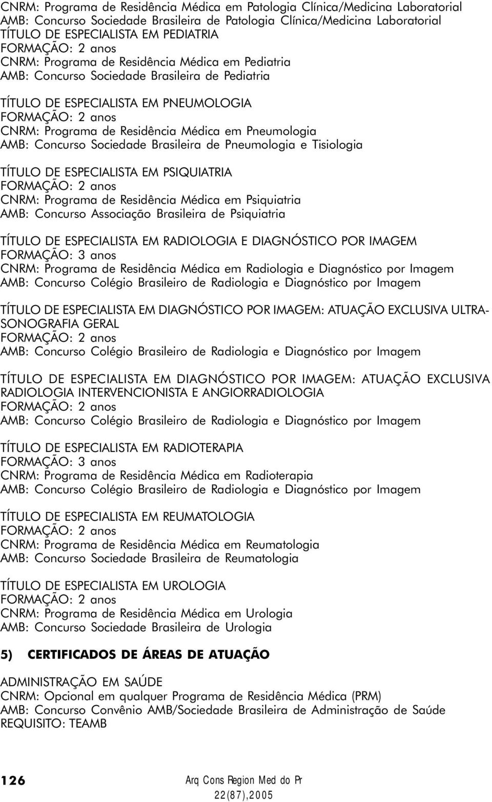 Sociedade Brasileira de Pneumologia e Tisiologia TÍTULO DE ESPECIALISTA EM PSIQUIATRIA CNRM: Programa de Residência Médica em Psiquiatria AMB: Concurso Associação Brasileira de Psiquiatria TÍTULO DE