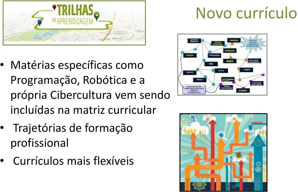 vem sendo incluídas na matriz curricular