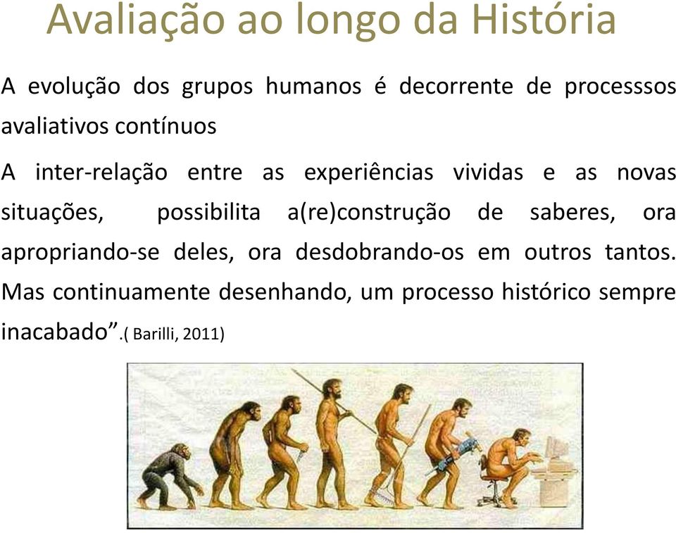 possibilita a(re)construção de saberes, ora apropriando-se deles, ora desdobrando-os em