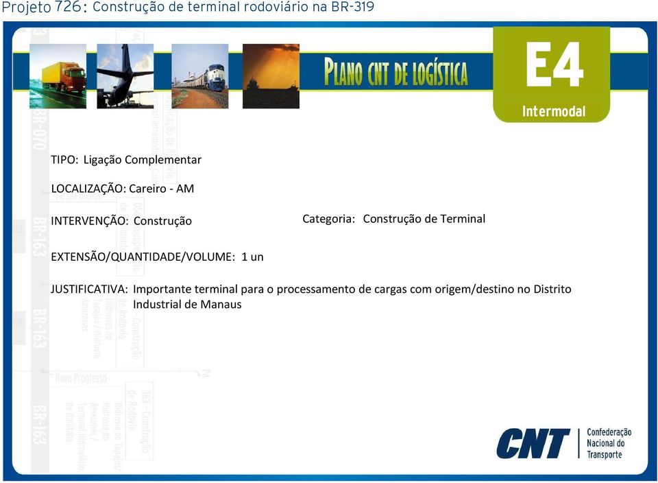 Terminal JUSTIFICATIVA: Importante terminal para o