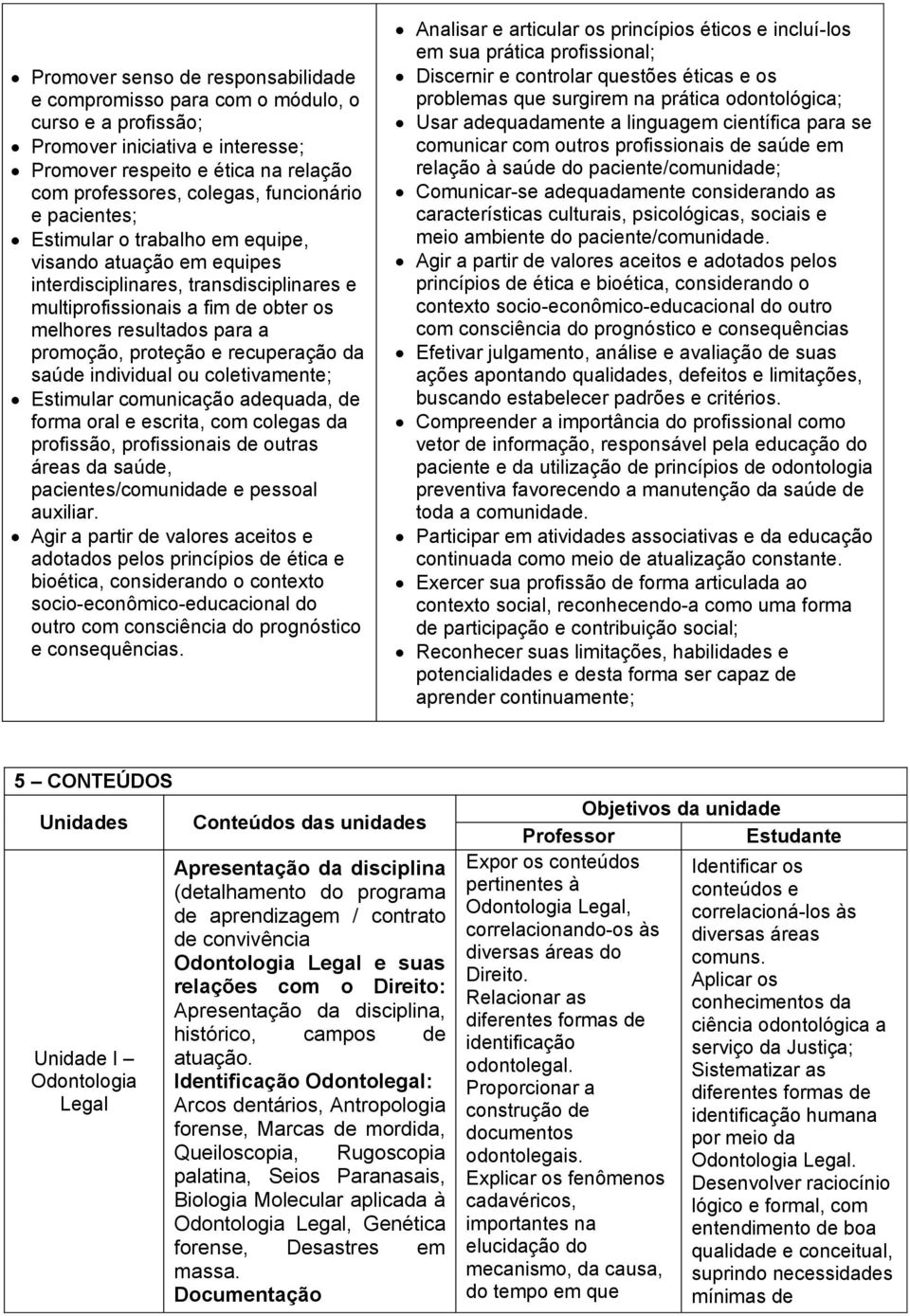 recuperação da saúde individual ou coletivamente; Estimular comunicação adequada, de forma oral e escrita, com colegas da profissão, profissionais de outras áreas da saúde, pacientes/comunidade e