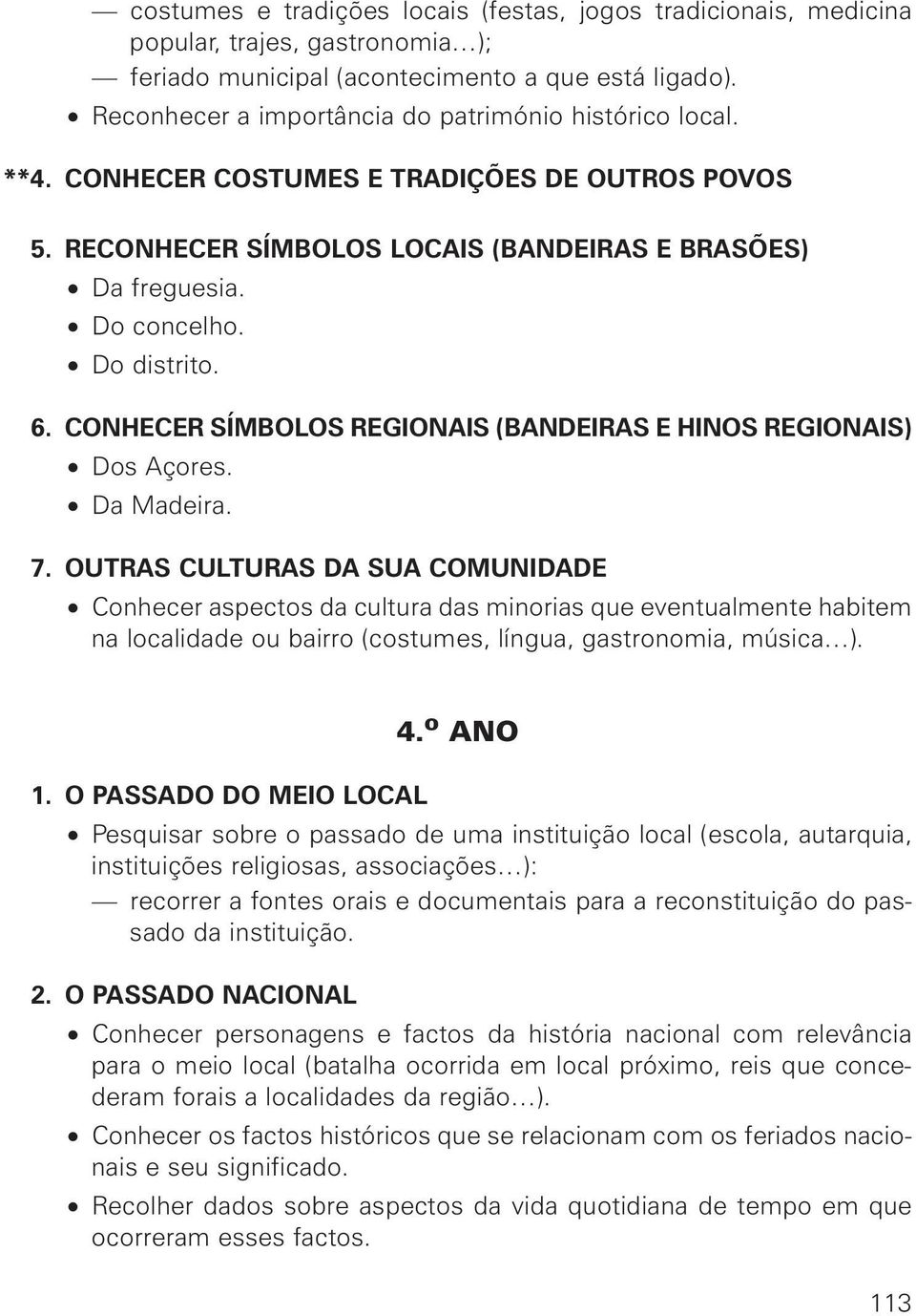 ** Do distrito. **6. CONHECER SÍMBOLOS REGIONAIS (BANDEIRAS E HINOS REGIONAIS) ** Dos Açores. ** Da Madeira. **7.