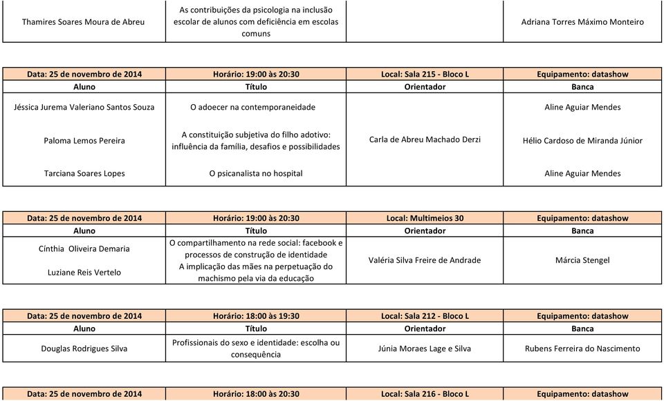 A constituição subjetiva do filho adotivo: influência da família, desafios e possibilidades Carla de Abreu Machado Derzi Hélio Cardoso de Miranda Júnior Tarciana Soares Lopes O psicanalista no