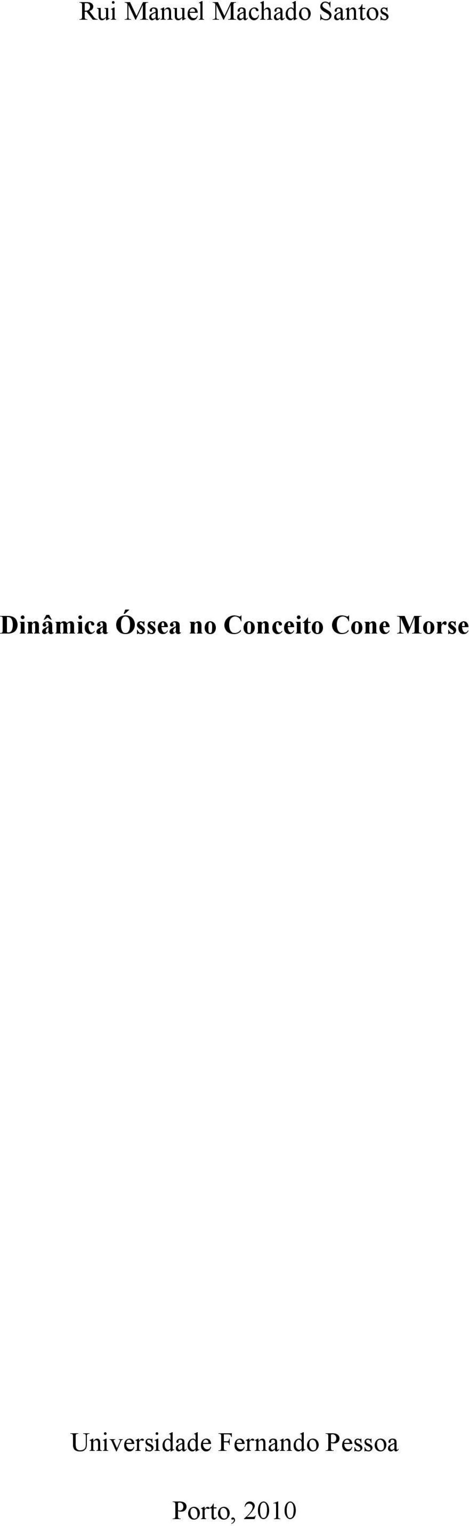 Conceito Cone Morse