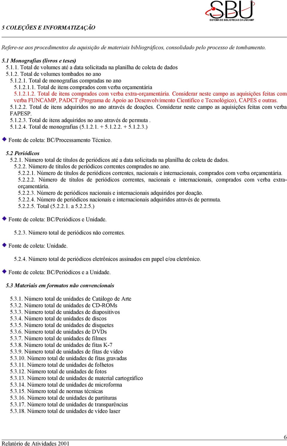 1.2.1.2. Total de itens comprados com verba extra-orçamentária.