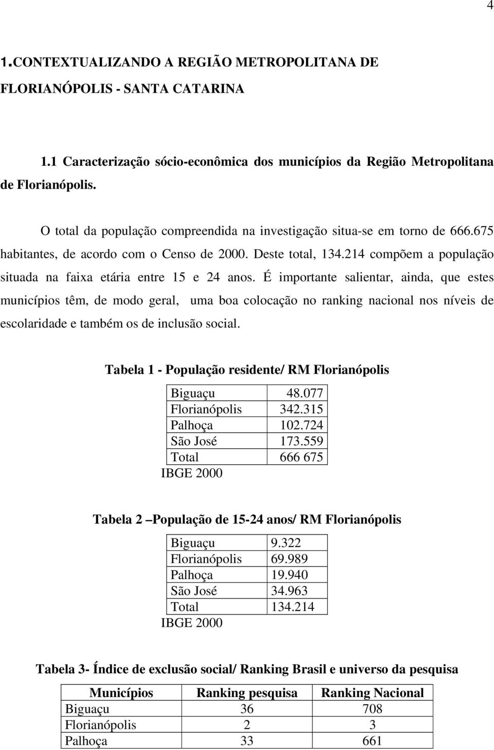 214 compõem a população situada na faixa etária entre 15 e 24 anos.