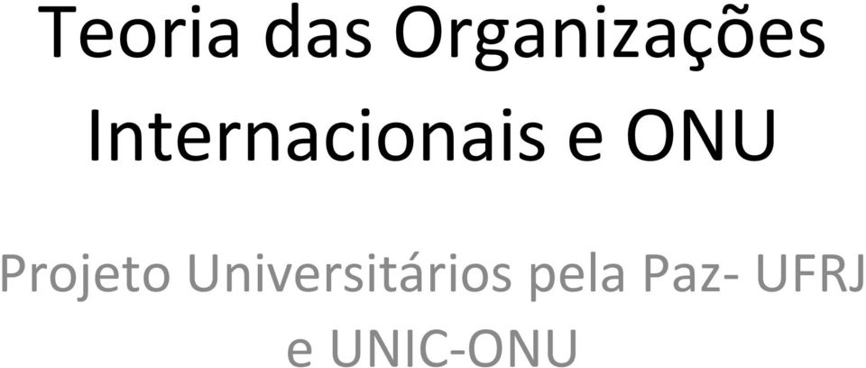 Projeto Universitários