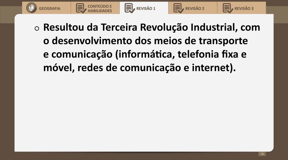 transporte e comunicação (informática,